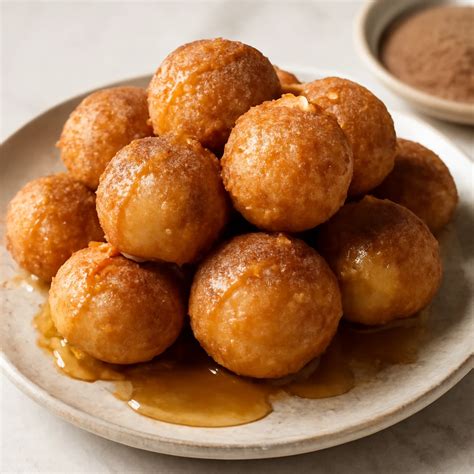Loukoumades fahéjas sziruppal