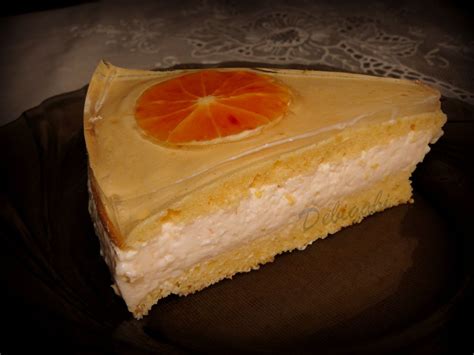 Narancsos torta szelet