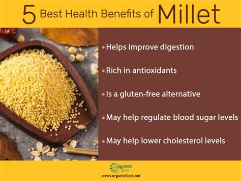 Infographic: Health benefits of millet