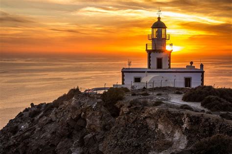 santorini naplemente