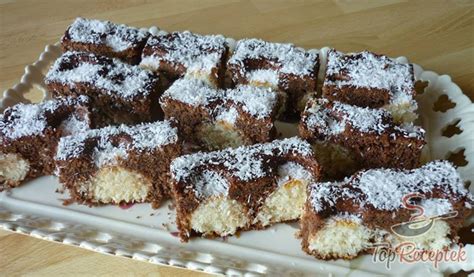 csokoládés kókuszos szelet