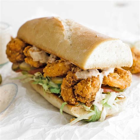 Különböző Po' Boy töltelékek