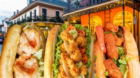 Egy tipikus Po' Boy étterem New Orleans belvárosában