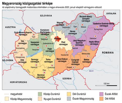 Magyarország gyümölcstermesztő régióinak térképe
