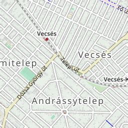 Vecsés térkép