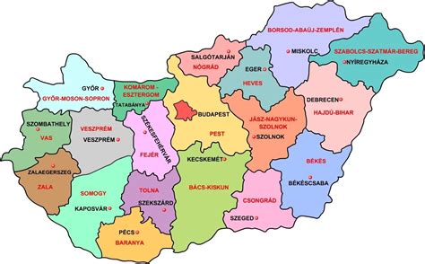 Szeged és Kalocsa elhelyezkedése Magyarország térképén