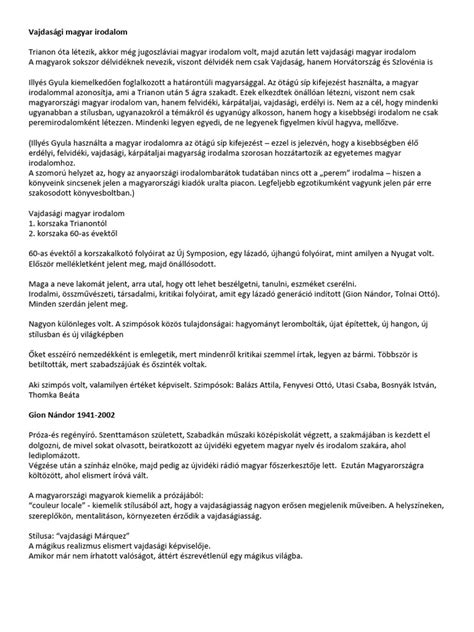 Vajdasági irodalom