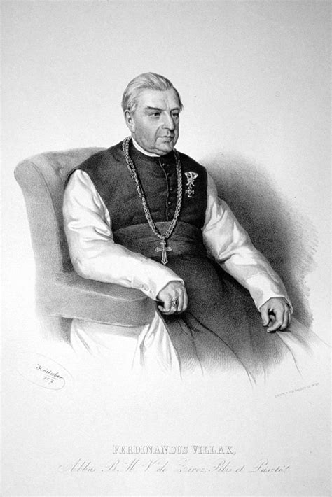 Villax Ferdinánd apát portréja