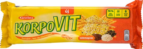 Korpovit keksz csomagolás