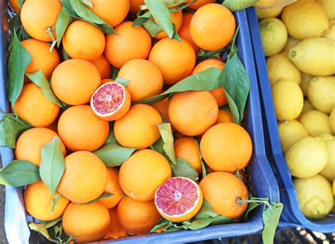 Különböző citrusfélék
