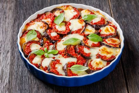 Réteges padlizsán mozzarella sajttal