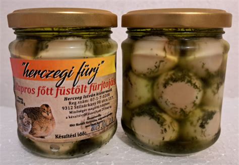 füstölt fürjtojás vargányával