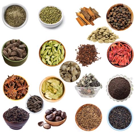 Garam masala por és annak összetevői