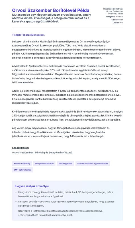 Példa orvosi igazolásra, kiemelve a BNO kódot