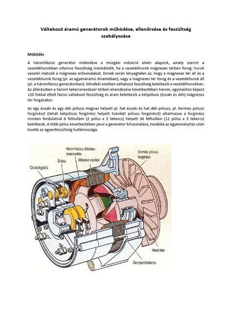 Multiméter sematikus rajza váltakozó áramú feszültség méréséhez