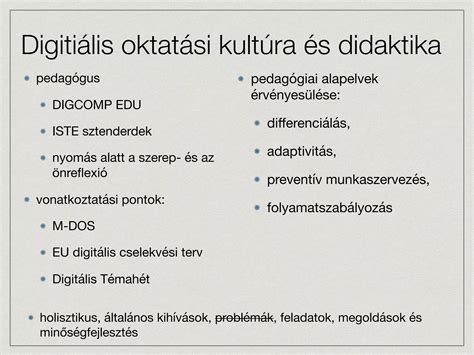 Digitális oktatás és hálózatépítés koncepciója