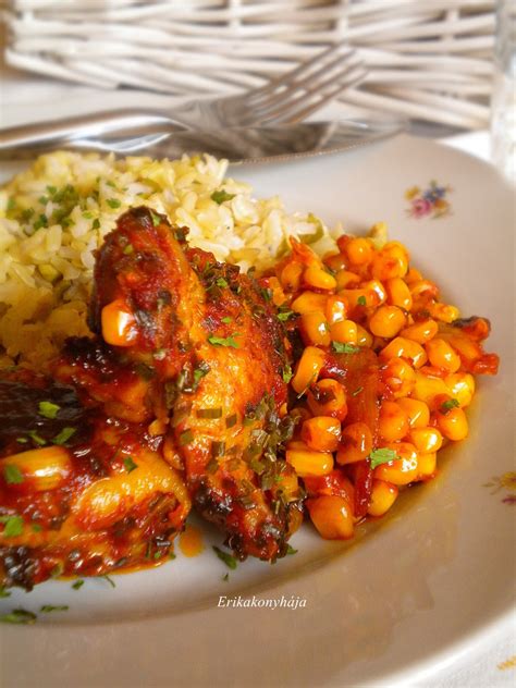 Kukoricás csirkecomb egytálétel serpenyőben