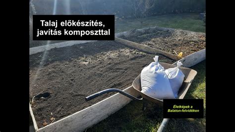Komposzttal takart talajágyás