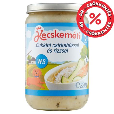 Bébiétel cukkini pürével