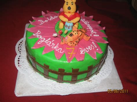 Micimackó torta sablon