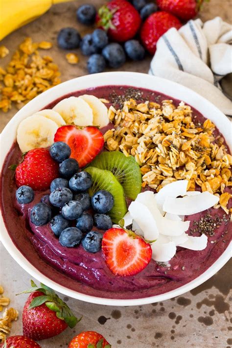 Acai bowl gyümölcsökkel