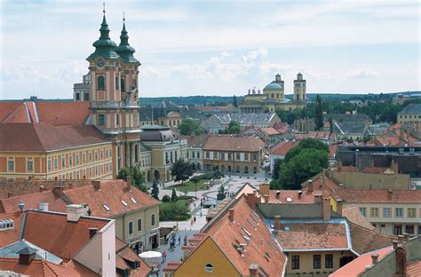 Eger látképe a várból