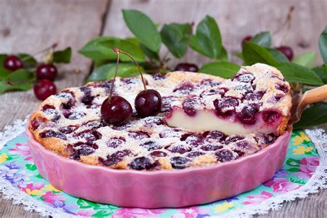 Eredeti cseresznyés clafoutis