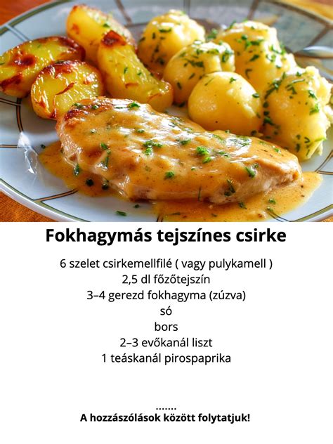 fokhagymás csirke alátét