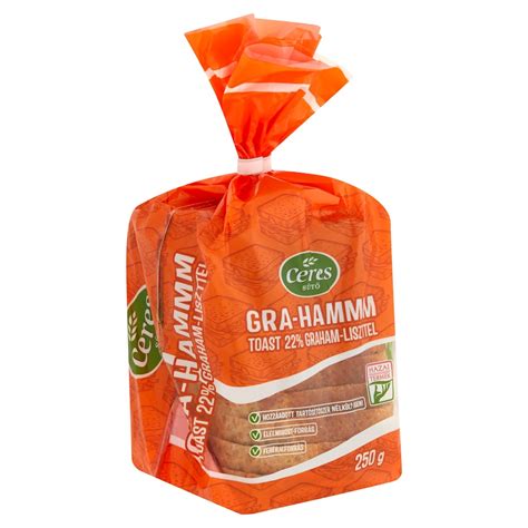 Ceres Gra-Hammm toast csomagolás