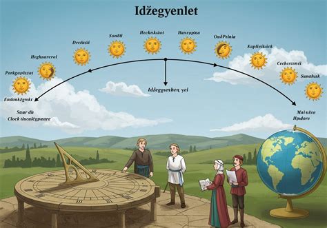Az Időegyenlet diagramja a dunaújvárosi napórán