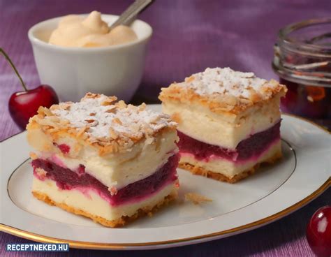 Meggyes-krémes piskóta Butter keksszel