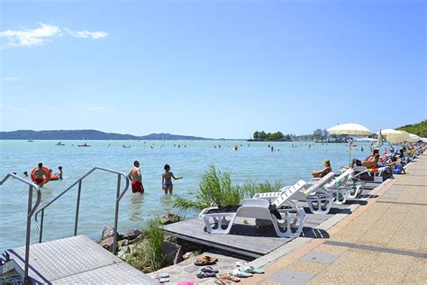 Balatonfüred panoráma és strand