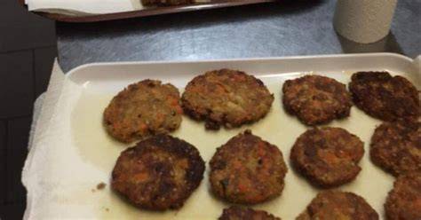 Vega fasírt friss zöldségekkel