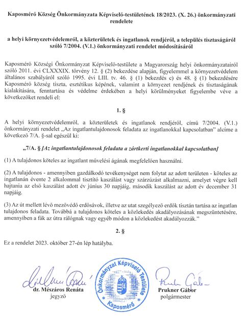 Önkormányzati rendeletek hatása a zártkert kivonásra