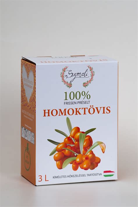 Homoktövis velő pohárban