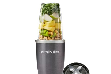 nutribullet device and fresh ingredients