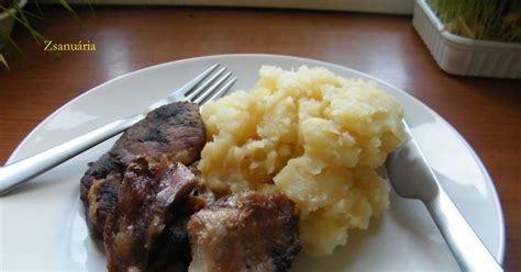 fokhagymás sertéssült