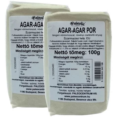 Agar-agar por és pehely