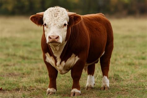 Hereford marhák legelnek egy mezőn