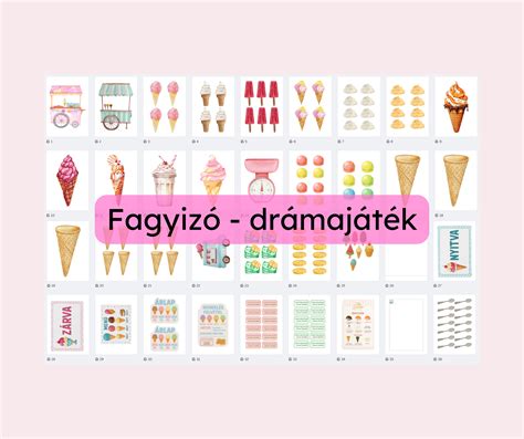 Fagylaltgombócok sokszínűsége