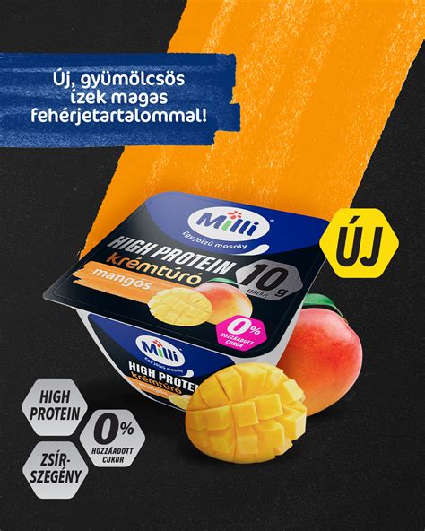 Milli termékcsalád logója és választéka