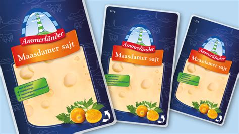 Ammerländer Maasdamer sajt csomagolva