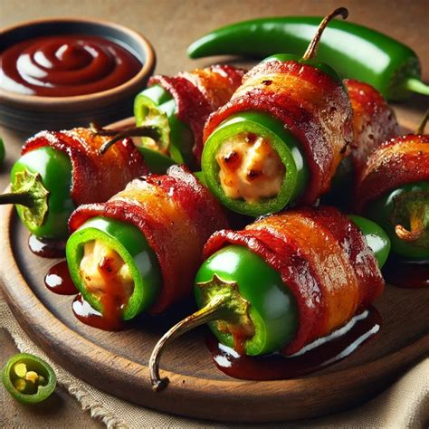 baconbe tekert jalapeno falatok grillezés után