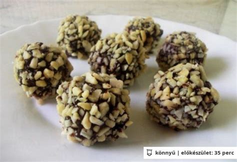 mandulás golyók díszítve