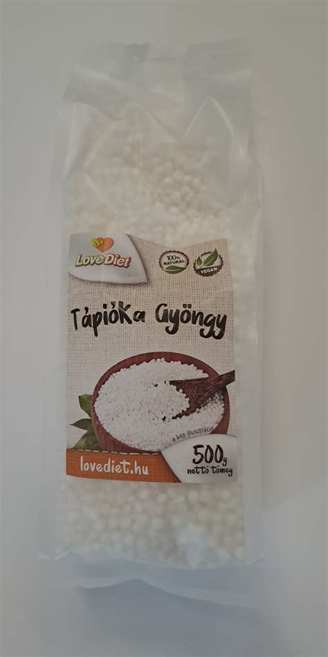 Tápióka gyöngy és kukoricakeményítő