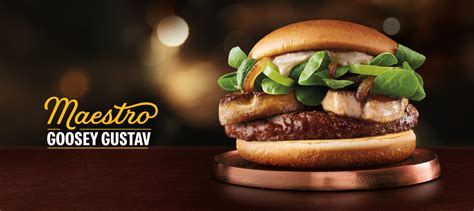 Maestro Goosey Gustav burger reklámfotója