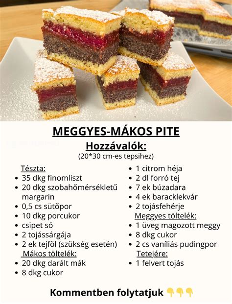darált mák és egyéb töltelék hozzávalók