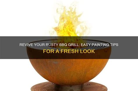 rusty grill before painting