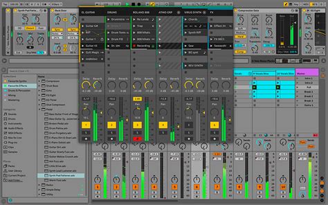 DAW software interface