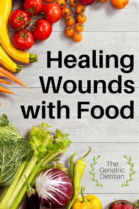 Healthy foods for wound healing